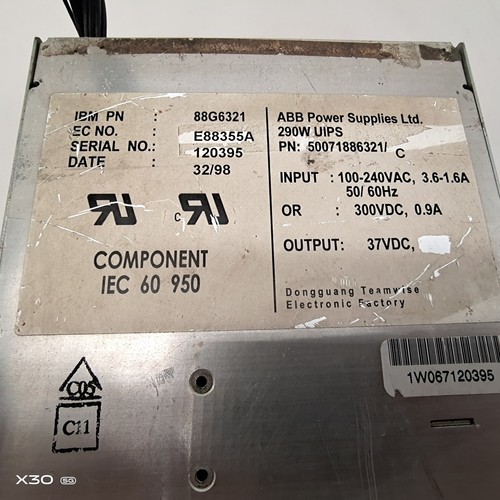 ABB POWER SUPPLIES 88G6321 1pcs - 第 5/5 張圖片