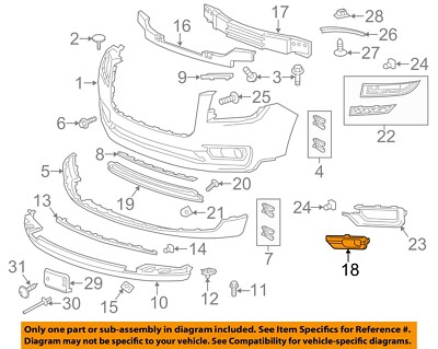 GM OEM 13-16 Acadia Front Bumper Bumper Components-Lower Grille ...