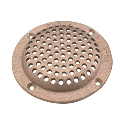 Perko 0086Dp4Plb 4'' Round Bronze Strainer Made In The Usa