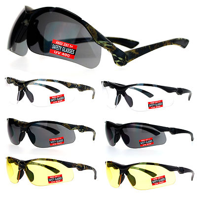 SA106 Mens Flip Up ANSI Z87.1+ Protection Half Rim Shatterproof Safety Glasses