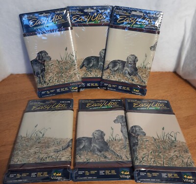 6 Packs Easy Ups Self Adhesive Wallpaper Border Dog Retrievers 15 Ft Each Sealed