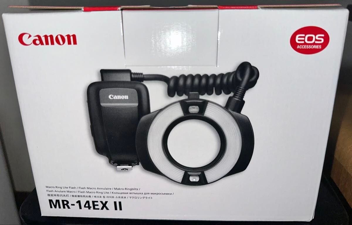 CANON MR-14EX II Macro Ring Light EF Lenses EOS camera Strobe 