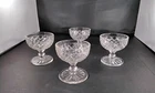 Anchor Hocking Waterford VNTG Waffle Pattern FOOTED DESSERT BOWLS/GOBLETS (4)