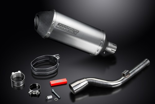 Kit silenciador de escape de titanio ovalado X" sin cordones Yamaha XT225 Serow 1986-2007 - Imagen 5 de 5