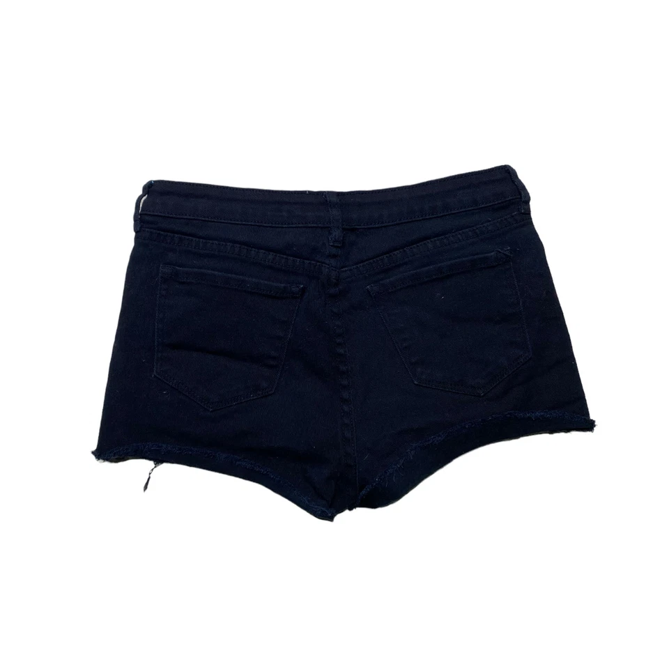 Forever 21 Jean шорты женщин размер 28 высоты с заклепками вырез черный искусственно состаренный - Изображение 2 из 4