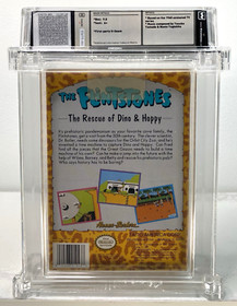 The Flintstones Rescue of Dino & Hoppy New Sealed Nintendo NES WATA 9.8 TOP POP