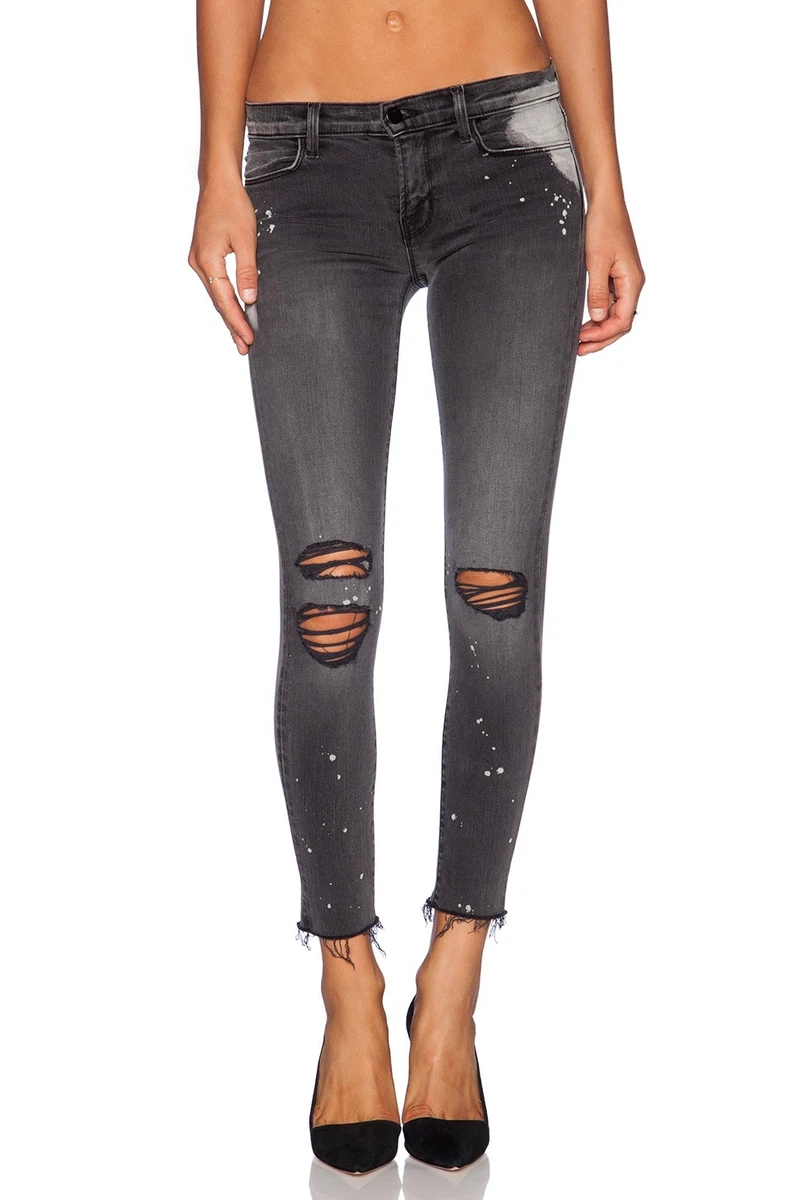 Leggings J Brand Stretch Noir - Taille 36fr, Matière Coton/polyester/lycra, Très Bon état