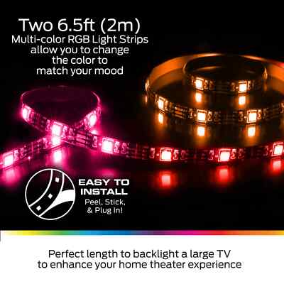 Gaming Monster LED 5 Piece Sound Reactive Multi-color Indoor LED