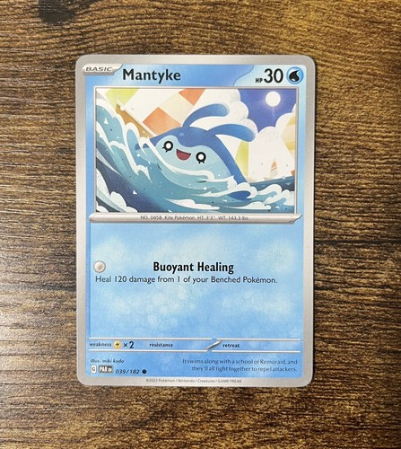 Pokemon TCG Paradox Rift | Mantyke 039/182 | Regular - MINT - Bild 5 von 6