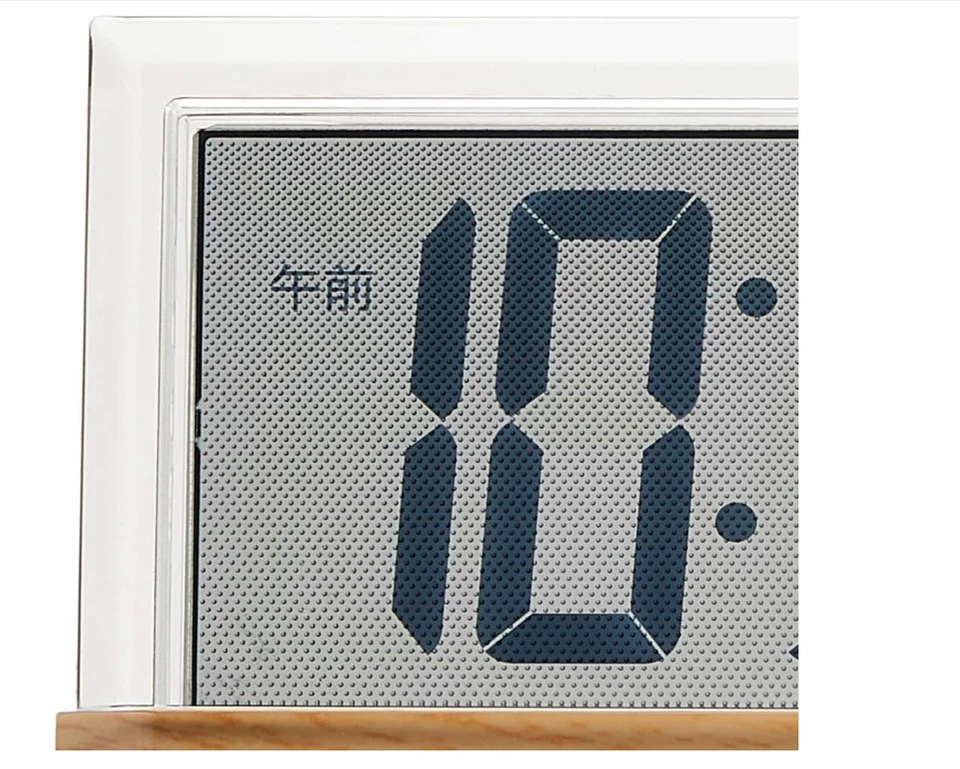 SEIKO Alarm Clock SQ782B Temperature / Humidity See-through LCD Wood Grain - Image 4 of 4