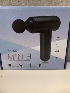 Massage Gun 4 Heads Black MINIE FH 520
