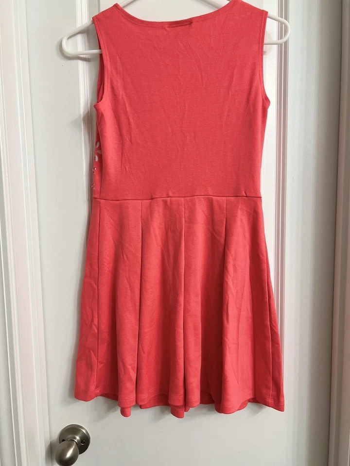 Amy Byer 女孩连衣裙 14 码珊瑚色 — 第 2/3 张图片