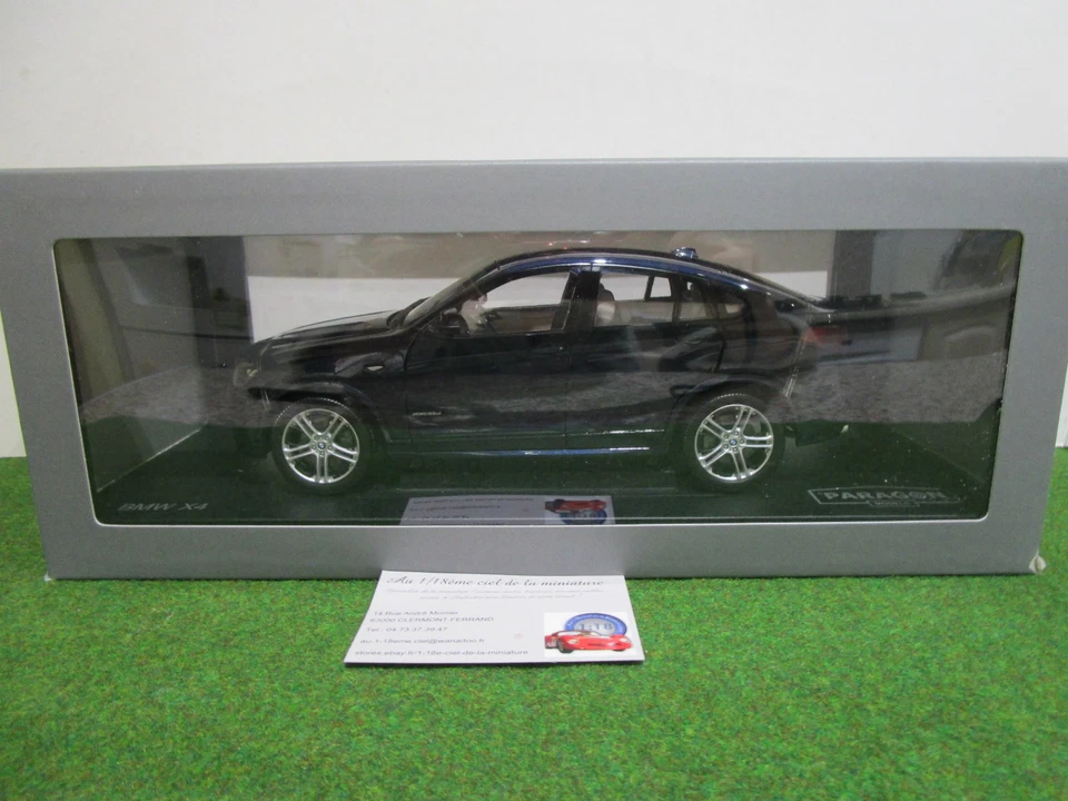 BMW X4 bleu 4x4 échelle 1/18 de PARAGON PA-97092 voiture miniature de collection - Photo 4/4
