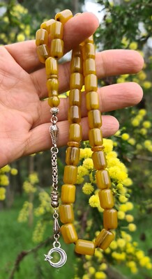 Amber Bakelite Rosary Prayer Worry Beads Tasbih Tasbeeh تسبيح Masbaha مسبحة