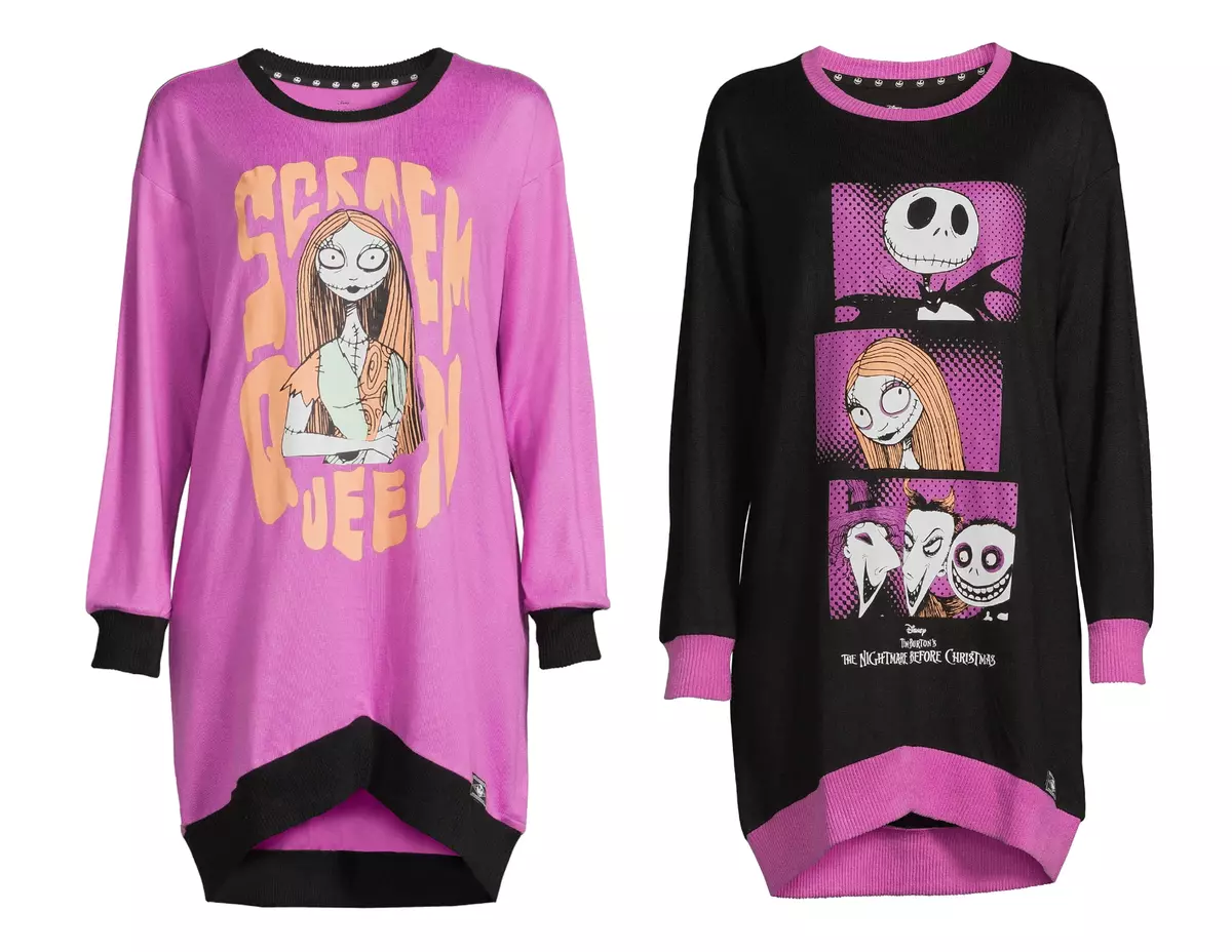 Disney women's and women's plus nightmare before christmas pajama sleep shirt with socks hot sale