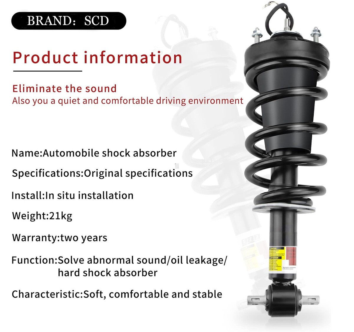 New 2X Front Loaded Quick Strut Magnetic Ride for Cadillac New 2X Front Loaded Quick Strut Magnetic Ride for Cadillac