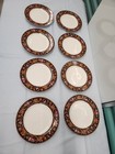 Lot Of 8 Vitromaster Abundance Salad Plates Vintage — photo 1