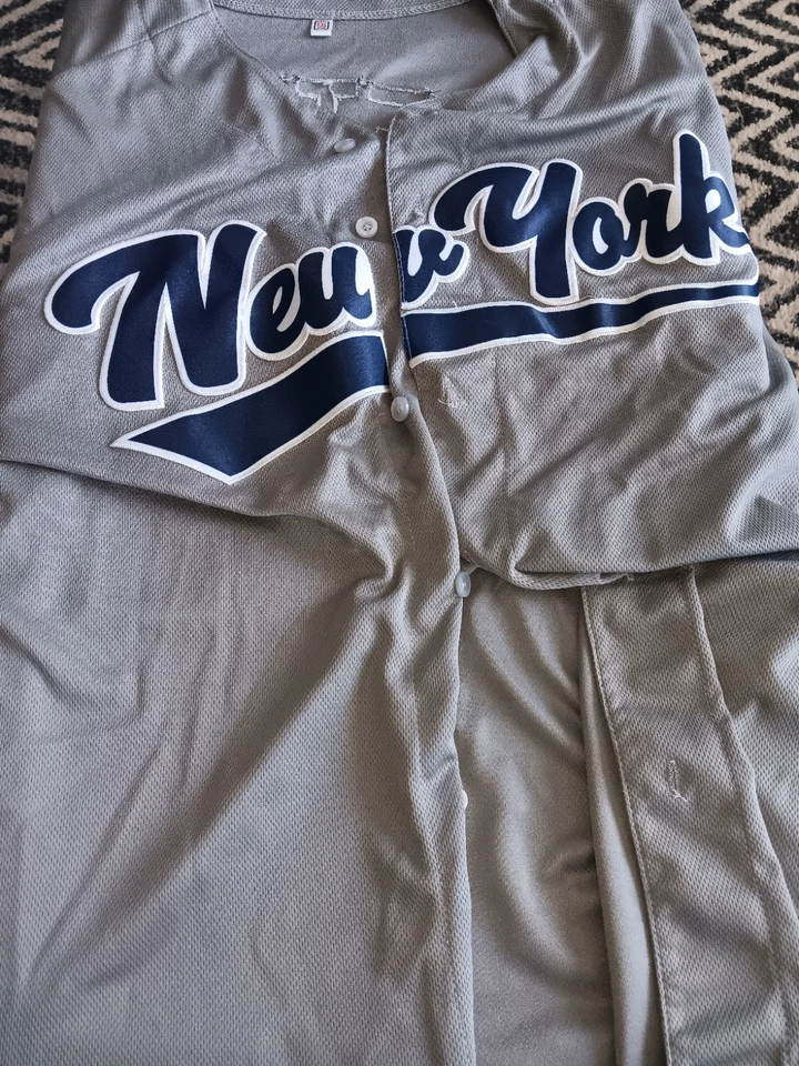 Тренировочная футболка New York Yankees (XXL) Grey Derek Jeter - Изображение 2 из 4