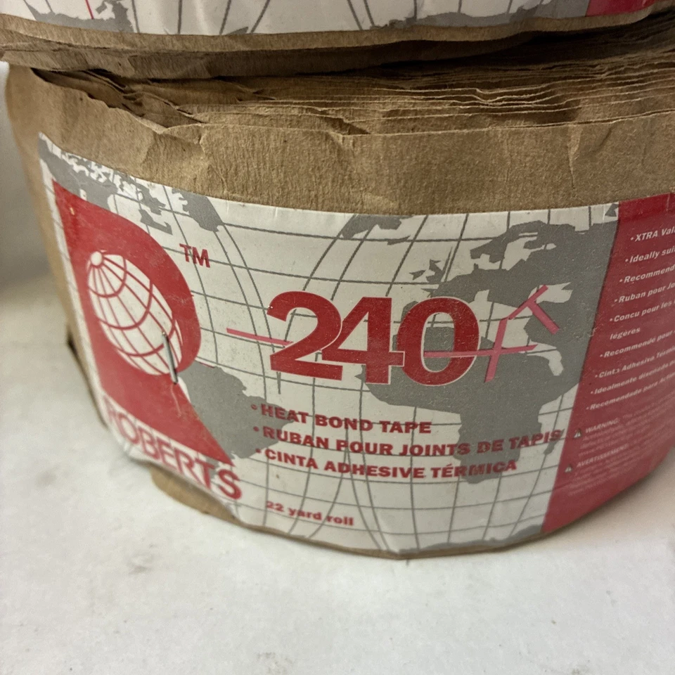 Fita adesiva térmica Roberts 240 Qtd 2 rolos cada 22 jardas rolos - Imagem 2 de 2