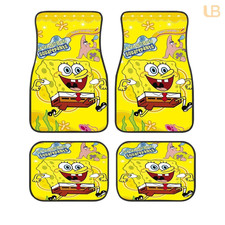 Funny Spongebob Cartoon Theme Car Floor Mats Car Accessories