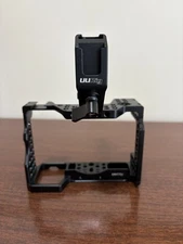 UURig Camera Cage Sony A7III A7RIII M3 Arca Quick Release Plate +Top Handle Grip