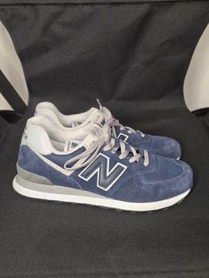 New Balance 574 Core Navy Blue Grey WL574EVN Women's Size 9 Classic Sneakers
