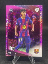 Dro - 2025-26 Topps UEFA Club Competitions Soccer Pink Sparkle - RC FC Barcelona