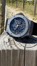 Hublot Big Bang Aero Bang 44mm TUNGSTEN Limited 310.KX.1140.RX Skeleton Chrono 12