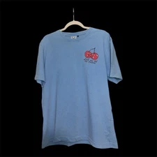 Carne Bollente Blue T-shirt Lick Me 24/7 Size L