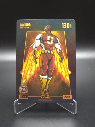 Jaybird `Jayden Daniels` Bo Jackson Battle Arena Battlefoil Fire Rookie