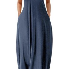 Women's Blue Casual Dress