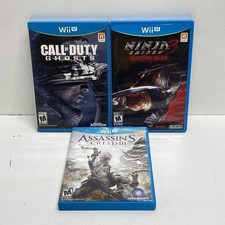 Ninja Gaiden 3 Call of Duty Ghosts Assassin's Creed III 3 Wii U Game Lot
