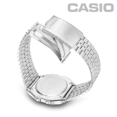 CASIO A159W-N1 Made in Japan Classic Digital Watch with Tri-Fold