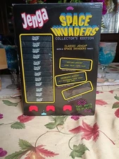 Space Invaders Jenga Collectors Edition Game Brand New In Box Sealed Pieces