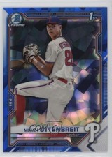 2021 Bowman Chrome Draft Sapphire Edition Micah Ottenbreit #BDC-170 y5m