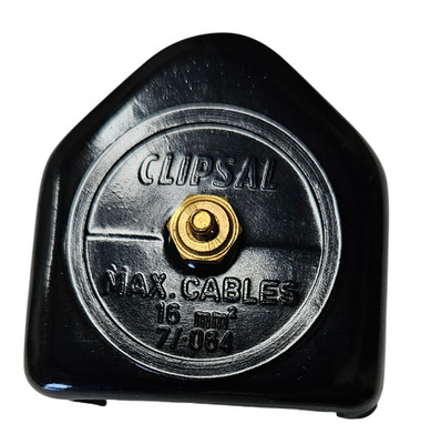 Clipsal 645/2-BK Mains Connection Box 2 Terminal Screwed Conduit Entry 20mm