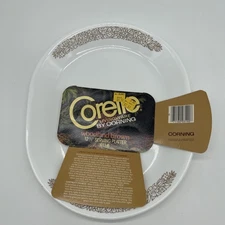 Corelle Livingware By Corning 12.5” 12 1/2” Serving Platter 611-6 Woodland Brown
