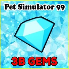 Pet Simulator 99 Pet Sim 99 PS99  3 Billion Gems - 3 Billion Diamonds