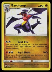 Garchomp SV40/SV94 Hidden Fates Shiny Vault Holo Rare