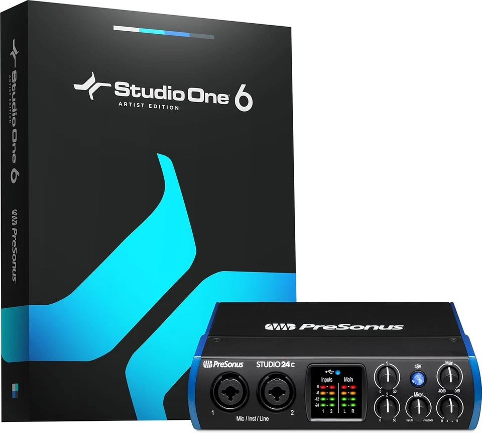 Audio Interface USB-C 2x2 192kHz Recording Software Compatible Devices - Image 3 of 4