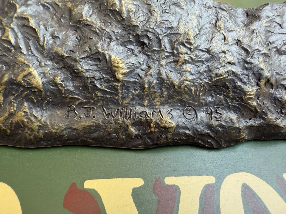 Placa de madera conmemorativa Ducks Unlimited celebrando 60 años 1937-1997 vintage Foto 4 de 4