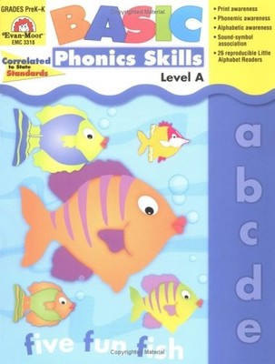 BASIC PHONICS SKILLS, LEVEL A By Evan Moor *Excellent Condition*