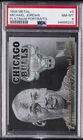 1996 FLEER METAL PLATINUM PORTRAITS #5 MICHAEL JORDAN PSA 8