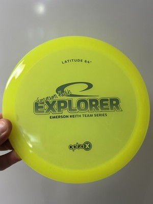 2019 Emerson Keith Opto X Explorer Latitude 64 Dynamic Disc Golf Fairway Driver