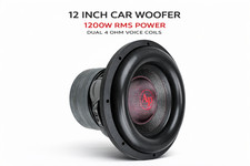 Audiopipe TXX-BDC-V12 12 Inch Car Woofer 1200W RMS Power Dual 4 Ohm Voice Coils