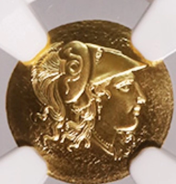 Cook Islands $5 Gold 2022 Ancient Greek Collection--Alexander the Great MS70 NGC - Image 3 of 3