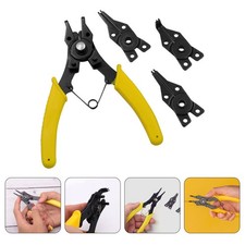 1 jeu de pinces à circlips de précision, à ressort, assortiment robuste