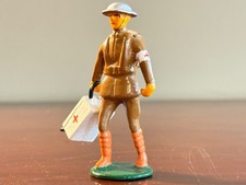 Vintage Dimestore Red Cross Medic w/ Case, Signed Bill Holt, 2 Pieces 1985 MINT 