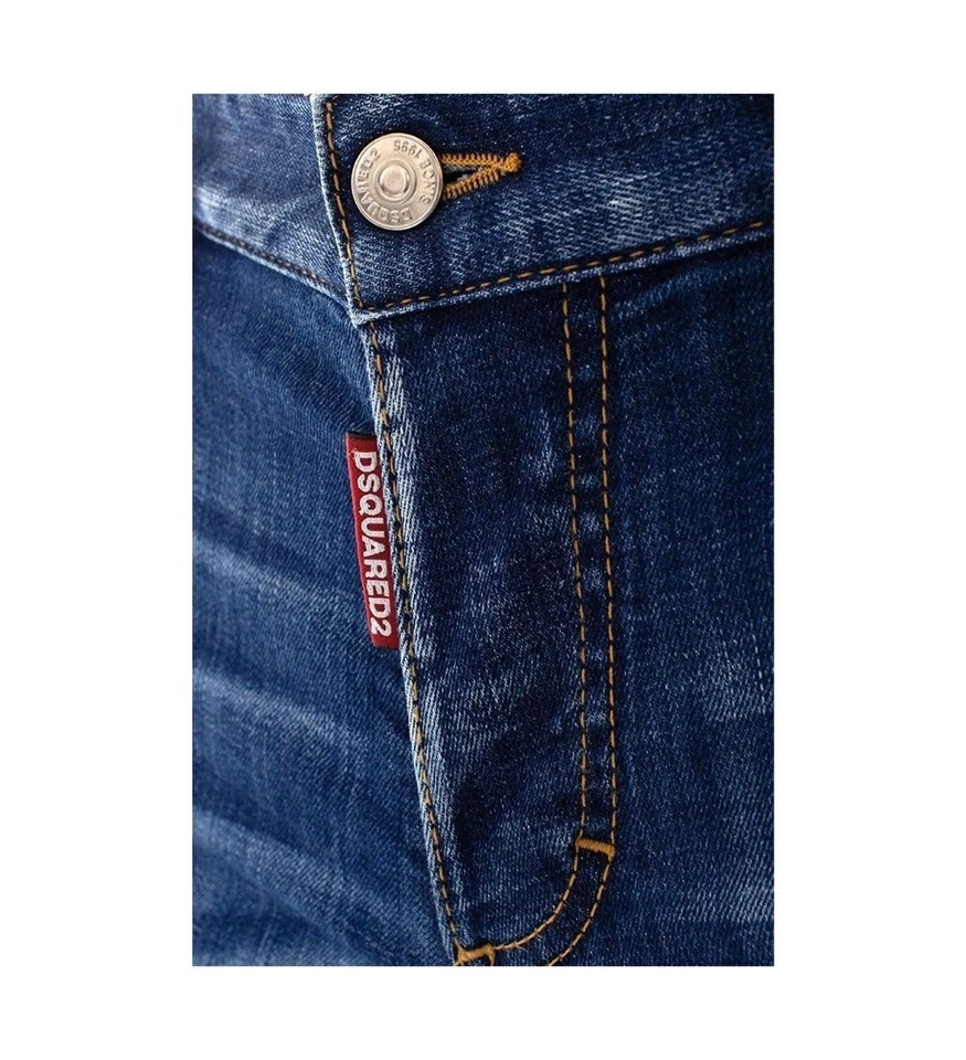 Jeans Slim Cool Guy De Dsquared2 En Lavado Azul - Imagen 2 de 3