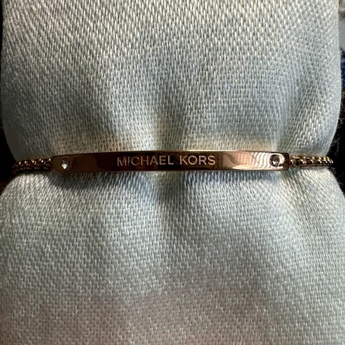 Bracciale sottile Michael kors oro rosa